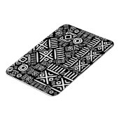 Etnisch Afrikaans Patroon- Zwart-Wit #6 Magneet (Linkerzijde)