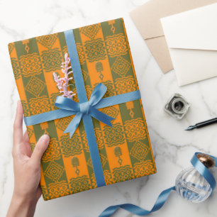 etnisch afrikaans stammenpatroon cadeaupapier