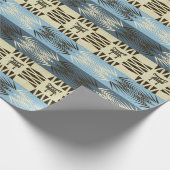 etnisch afrikaans stammenpatroon cadeaupapier (Hoek)