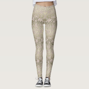 etnisch afrikaans stammenpatroon leggings
