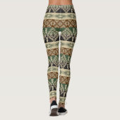 etnisch afrikaans stammenpatroon leggings (Achterkant)