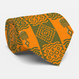 etnisch afrikaans stammenpatroon stropdas