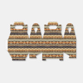 Etnisch-Afrikaans stampatroon Bedankdoosjes (Uitgevouwen)