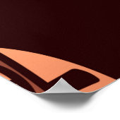 Etnisch Afrikaanse maskers, donkere achtergrond Poster (Hoek)