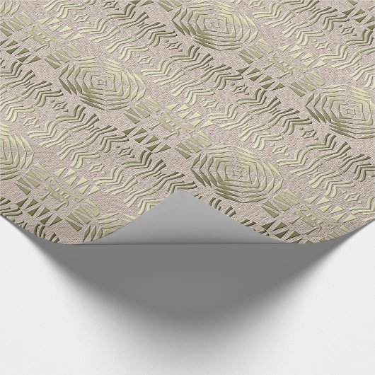 etnisch - afrikaanse tribale geometrisch patroon cadeaupapier (Hoek)