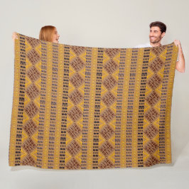 etnisch - afrikaanse tribale geometrisch patroon fleece deken