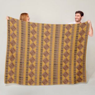etnisch - afrikaanse tribale geometrisch patroon fleece deken