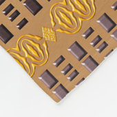 etnisch - afrikaanse tribale geometrisch patroon fleece deken (Hoek)