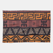 Etnisch Afrikaanse vibes in Boheemse stijl Theedoek (Horizontaal)
