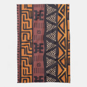 Etnisch Afrikaanse vibes in Boheemse stijl Theedoek (Verticaal)