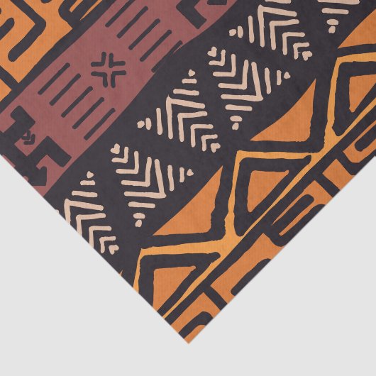 Etnisch Afrikaanse vibes in Boheemse stijl Tissuepapier (Detail)