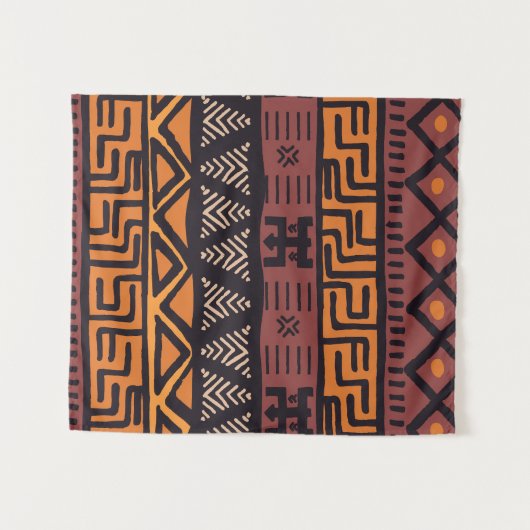 Etnisch Afrikaanse vibes in Boheemse stijl Wandkleed (Voorkant (horizontaal))