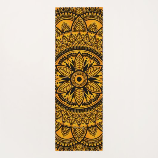 Etnisch Amber Mandala 2 Yogamat (Achterkant)