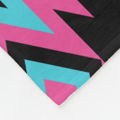 Etnisch Amerikaans Indiaas: Azteekse motieven. Fleece Deken (Hoek)