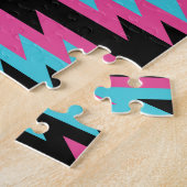 Etnisch Amerikaans Indiaas: Azteekse motieven. Legpuzzel (Zijkant)