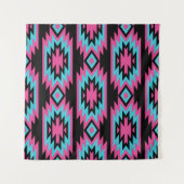 Etnisch Amerikaans Indiaas: Azteekse motieven. Wandkleed (Voorkant (horizontaal))