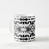 Etnisch Azteeks, gestreept patroon. Koffiemok (Voorkant links)