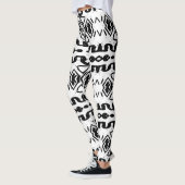 Etnisch Azteeks, gestreept patroon. Leggings (Links)