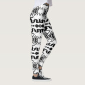Etnisch Azteeks, gestreept patroon. Leggings (Rechts)