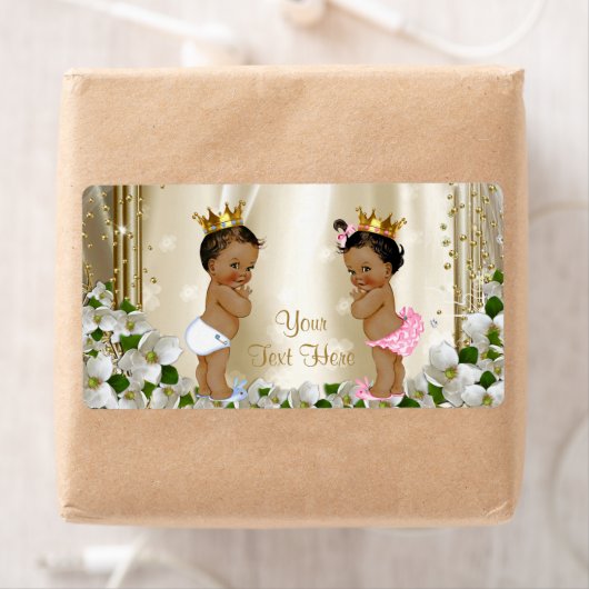 Etnisch Baby shower Waterflesetiketten Etiket (Insitu)