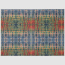 Etnisch blauw groen kleuren traditioneel patroon