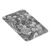 Etnisch Bloemen Geïnspireerd Magneet (Rechterzijde)