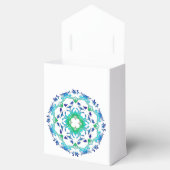 Etnisch Bloemen Mandala. Bedankdoosjes (Geopend)