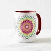 Etnisch bloemenmandala. mok (Voorkant rechts)