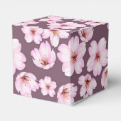 Etnisch bloemenretro bedankdoosjes (Achterkant)