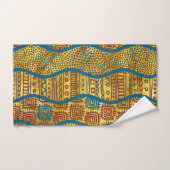 Etnisch Boho African Style op Gold Bad Handdoek (Handdoek)