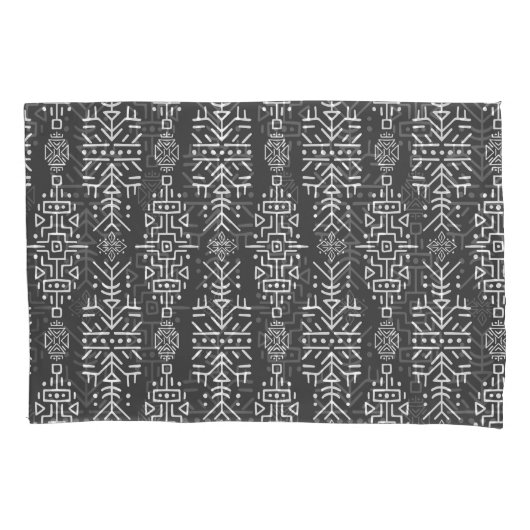 Etnisch Boho Chic: naadloos stamontwerp Kussensloop (Voorkant)