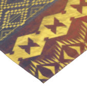 Etnisch Boho Golden Pattern op schilderde textuur Tafelkleed (Gekanteld)