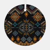 Etnisch Boho Ornament naadloos patroon (Achterkant)