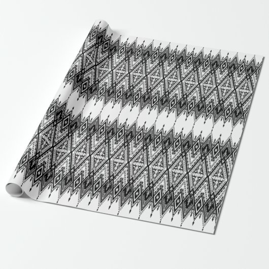 Etnisch Cadeaupapier (Uitgerold)