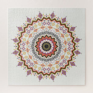 Etnisch Decoratief:  inheems Ornament Legpuzzel