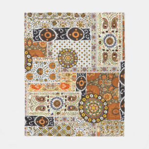 Etnisch digitaal Abstract: naadloos patroon Fleece Deken