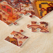 Etnisch Digitaal Abstract Naadloos Patroon Legpuzzel (Zijkant)