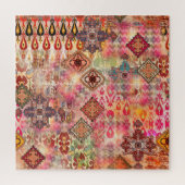 Etnisch Digitaal Abstract Naadloos Patroon Legpuzzel (Verticaal)