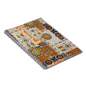 Etnisch digitaal Abstract: naadloos patroon Notitieboek (Rechterzijde)