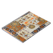 Etnisch digitaal Abstract: naadloos patroon Notitieboek (Linkerzijde)