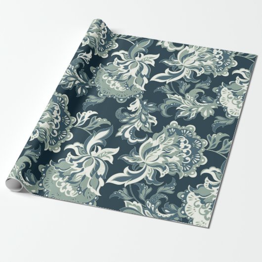  etnisch floreel naadloos patroon. folkloristisch cadeaupapier (Uitgerold)