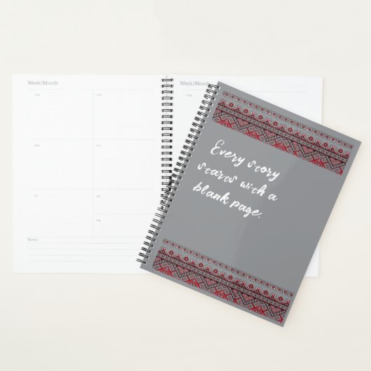 etnisch geborduurde planner (Display)