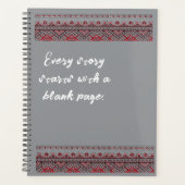 etnisch geborduurde planner (Voorkant)