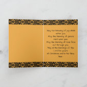 Etnisch geïnspireerde kerstpatroon Kaart (Binnen)