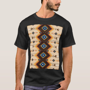 Etnisch geometrisch: abstract patroonontwerp. t-shirt