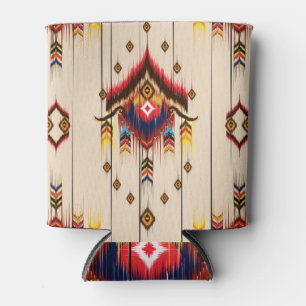 Etnisch Geometrisch Ikat Folklore Design. Blikjeskoeler