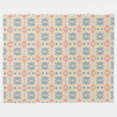 Etnisch geometrisch patroon fleece deken (Voorkant (Horizontaal))