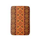 Etnisch geometrisch, traditioneel folkpatroon. badmat (Voorkant Verticaal)