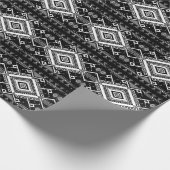 Etnisch geometrische Indiase grens, abstract. Cadeaupapier (Hoek)