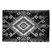 Etnisch geometrische Indiase grens, abstract. Kussensloop (Achterkant)